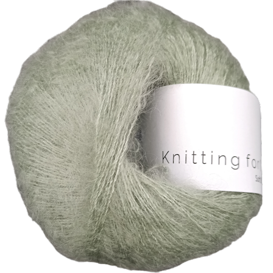 knitting for olive soft silk Mohair- dusty artichoke