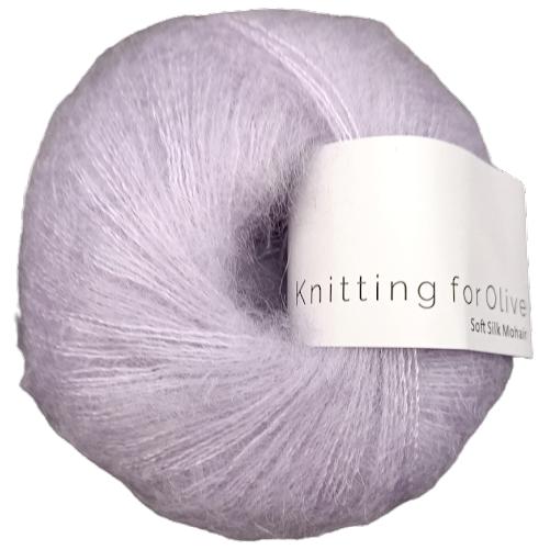 knitting for olive soft silk Mohair- unicorn purple